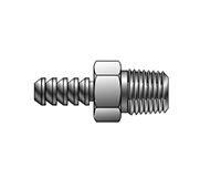 Barbed Connector to Male Pipe for fractional tube