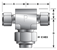 FT Series Inline Filters - dimensions