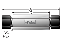 HBMP7 MPI™ Union Connector - dimensions