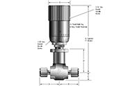 NL Series Metering Valves - dimensions