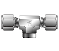 NPT Female Branch Tee for fractional tube