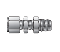 NPT Male Bulkhead Connector for fractional tube