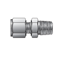 NPT Male Connector for metric tube