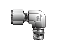 NPT Male Elbow for metric tube