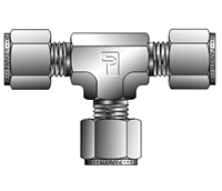 Union Tee for fractional tube