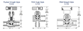 Cylinder Valves - dimensions