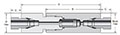 MAFC Series Cup Line Filter - dimensions