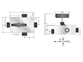 MAGV Series Single Block and Bleed Gauge Valve - dimensions