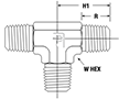 Male Tee MT - dimensions