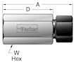 PNBMP7 MPI™ Cap - dimensions