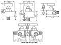 VP™ Series Cylinder Valves - dimensions